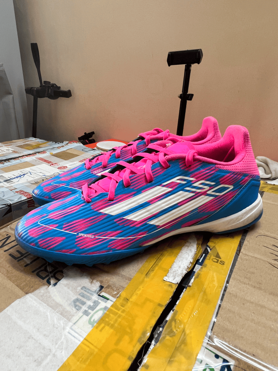 Adidas F50 league xanh hồng TF 2nd