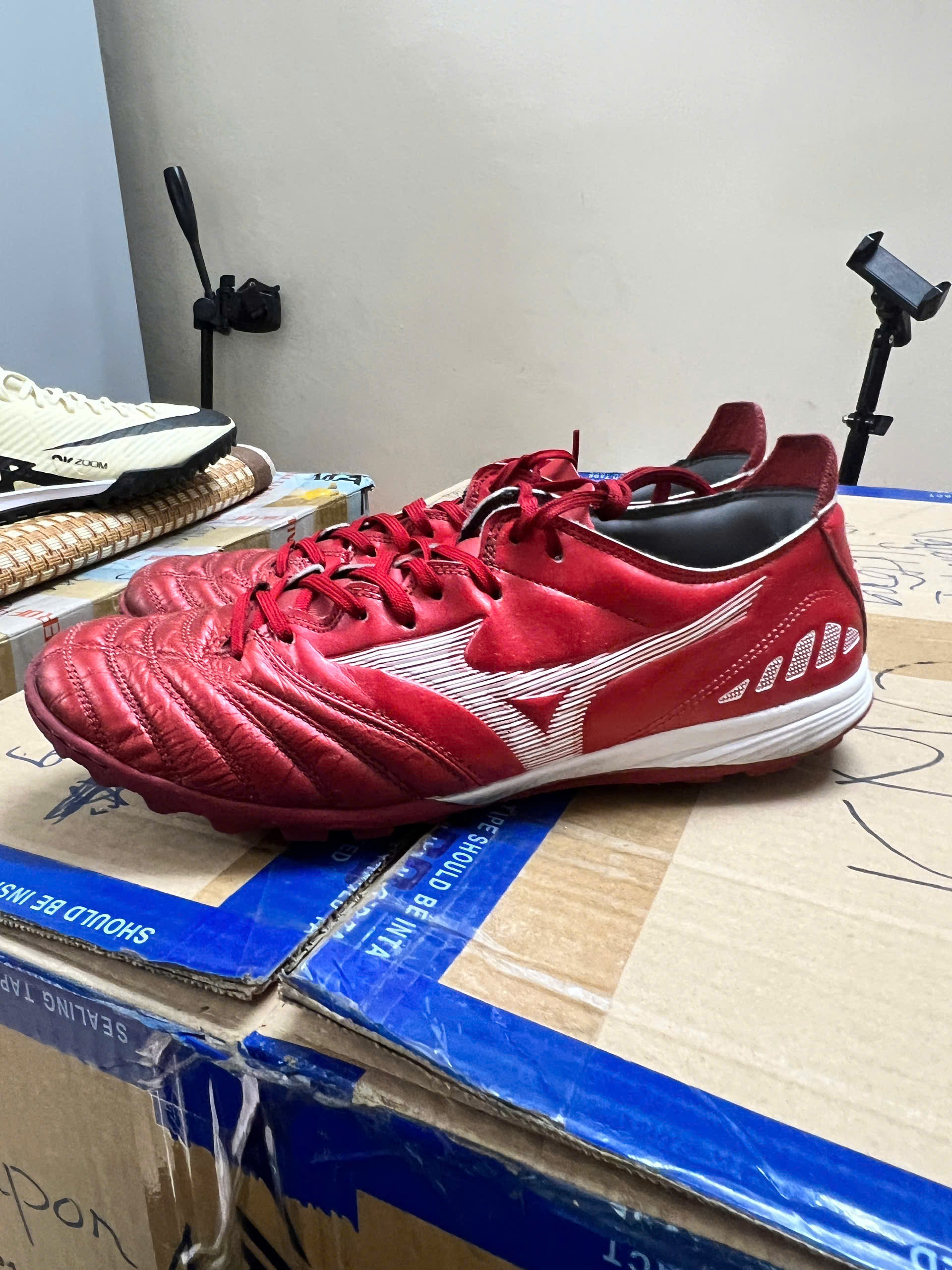 Mizuno Morelia Neo 3 pro AS đỏ mận size 42 lướt P1GD228460