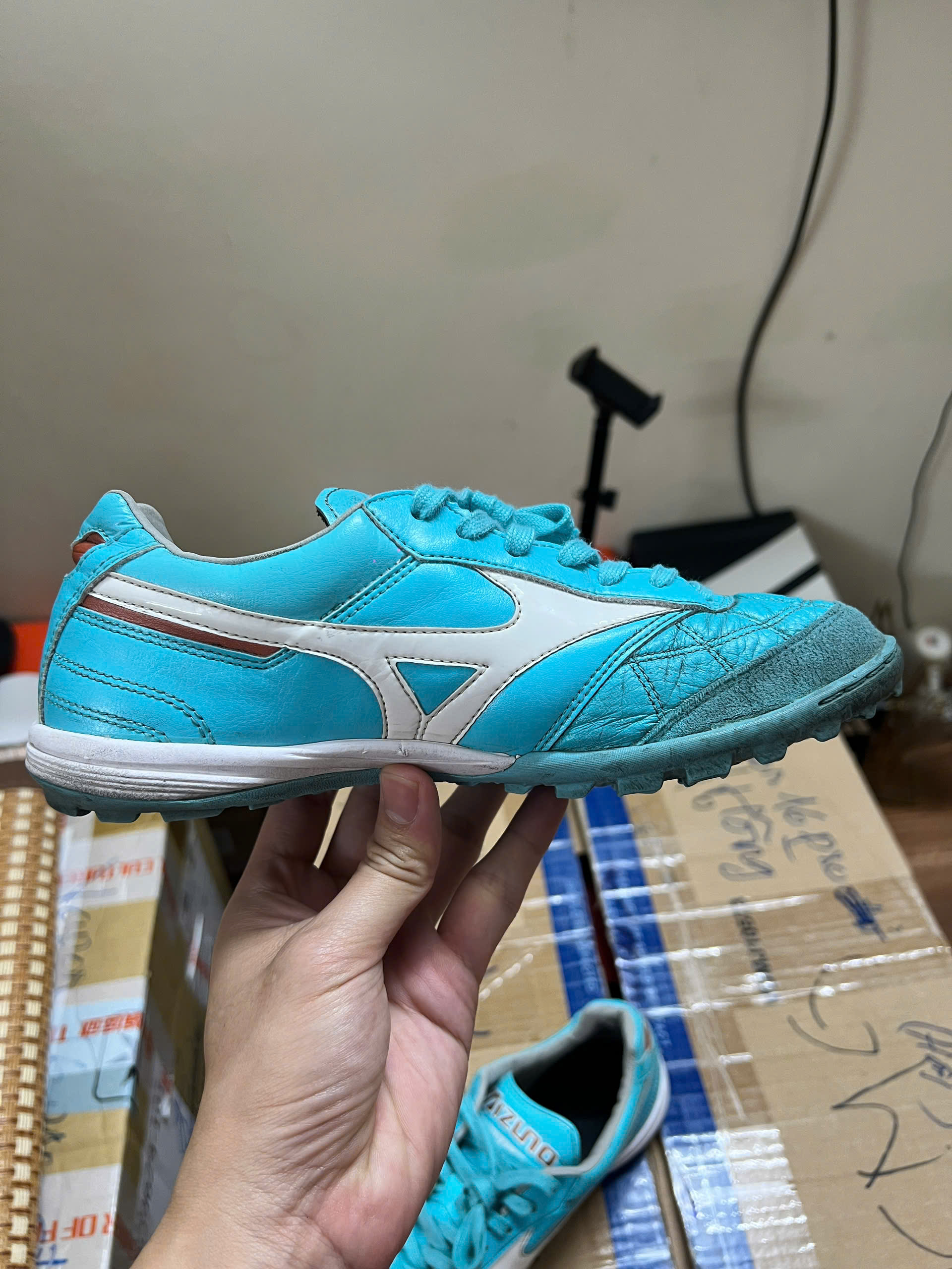 Mizuno Sala Japan xanh ngọc size 38 lướt q1gb261325